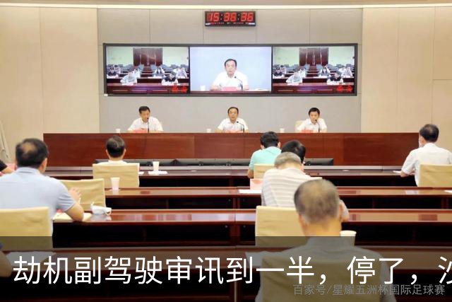 劫机副驾驶审讯到一半，停了，沙特赶忙阿联酋，怕审出什么？