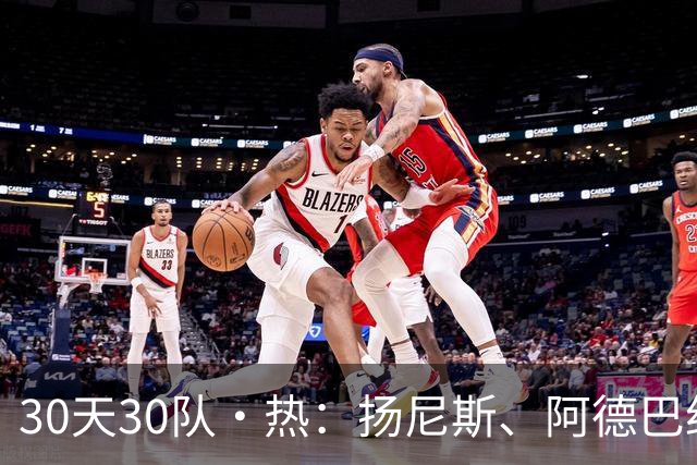 30天30队·热：扬尼斯、阿德巴约与克雷
